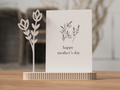 Postkartenhalter „Blume“